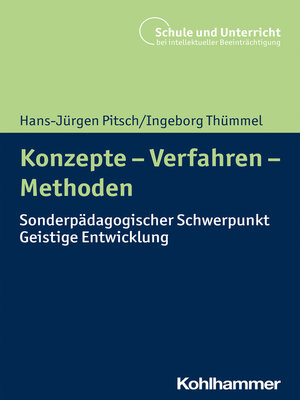 cover image of Konzepte--Verfahren--Methoden